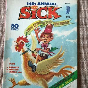 SICK MAGAZINE 14TH ANN 1974 THIS IS FOR THE BIRDS